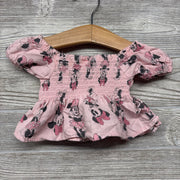 Smocked Linen Shirt & Pants Minnie Mouse 0-3M