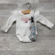 Ribbed Bodysuit Pass Me To Grandma, Flare Pants & Headwrap 3M