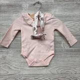 Ribbed Bodysuit Ribbed & Floral Flare Pants & Headwrap 69M