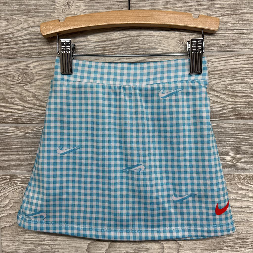 Tank Top Logo & Gingham Active Skirt 3t