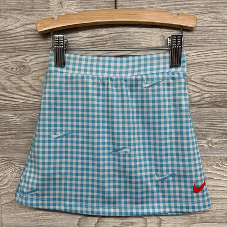 Tank Top Logo & Gingham Active Skirt 3t