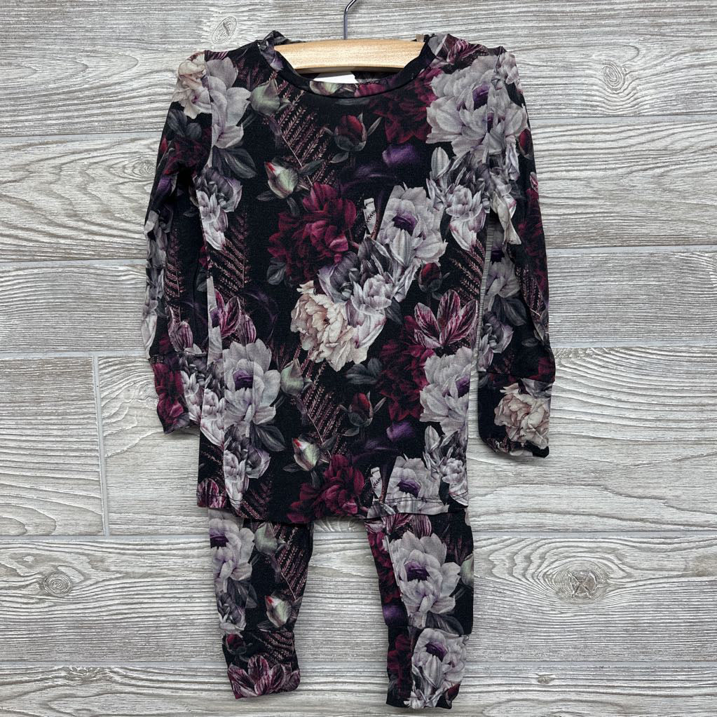 Bamboo Shirt & Shorts Flowers 2t