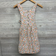 Linen Tank Button Dress Flowers 14