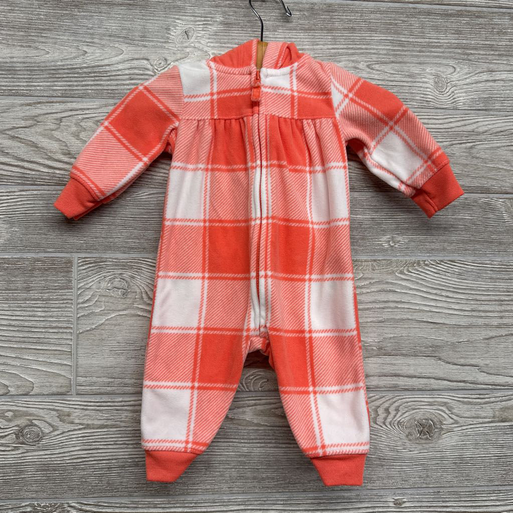Plaid Fleece Outfit W/ Hood 3M