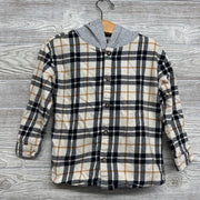 Plaid Button Up Shirt W/ Hood 4t