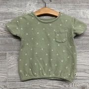 Organic Pocket Shirt Flowers 24M