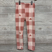 Ribbed Velour Leggings Buffalo Plaid 5T