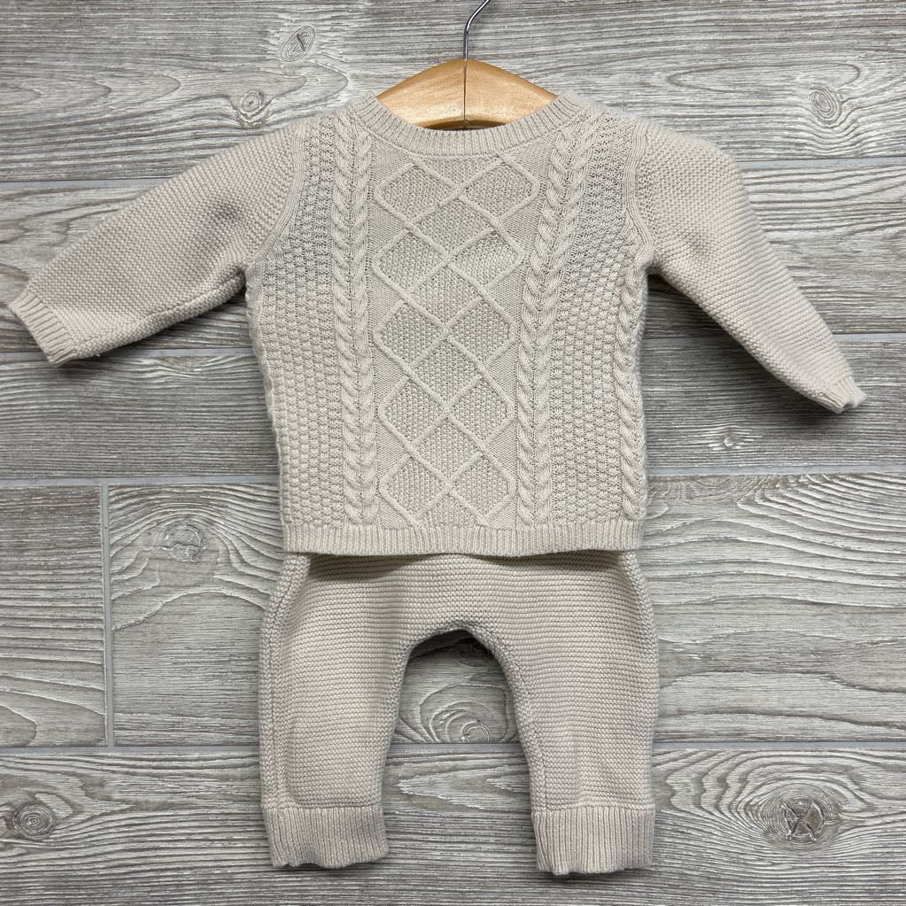 Cable Knit Sweater & Pants 6M