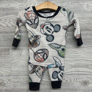 2 Pc LS PJs Character Sketches 12M