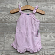 NEW Sleeveless Tie Knot Ribbed Romper 3-6M