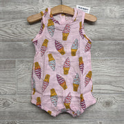 NEW Double Weave Romper Ice Cream Cones 18-24M