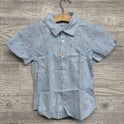 NEW Button Up SS Shirt Carrots 5t