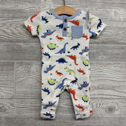NEW Waffle Knit Henley Outfit Dinosaurs 0-3M