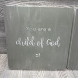 2 Pk Wall Signs You Are Fearfully And Wonderfully Made & You Are A Child Of God