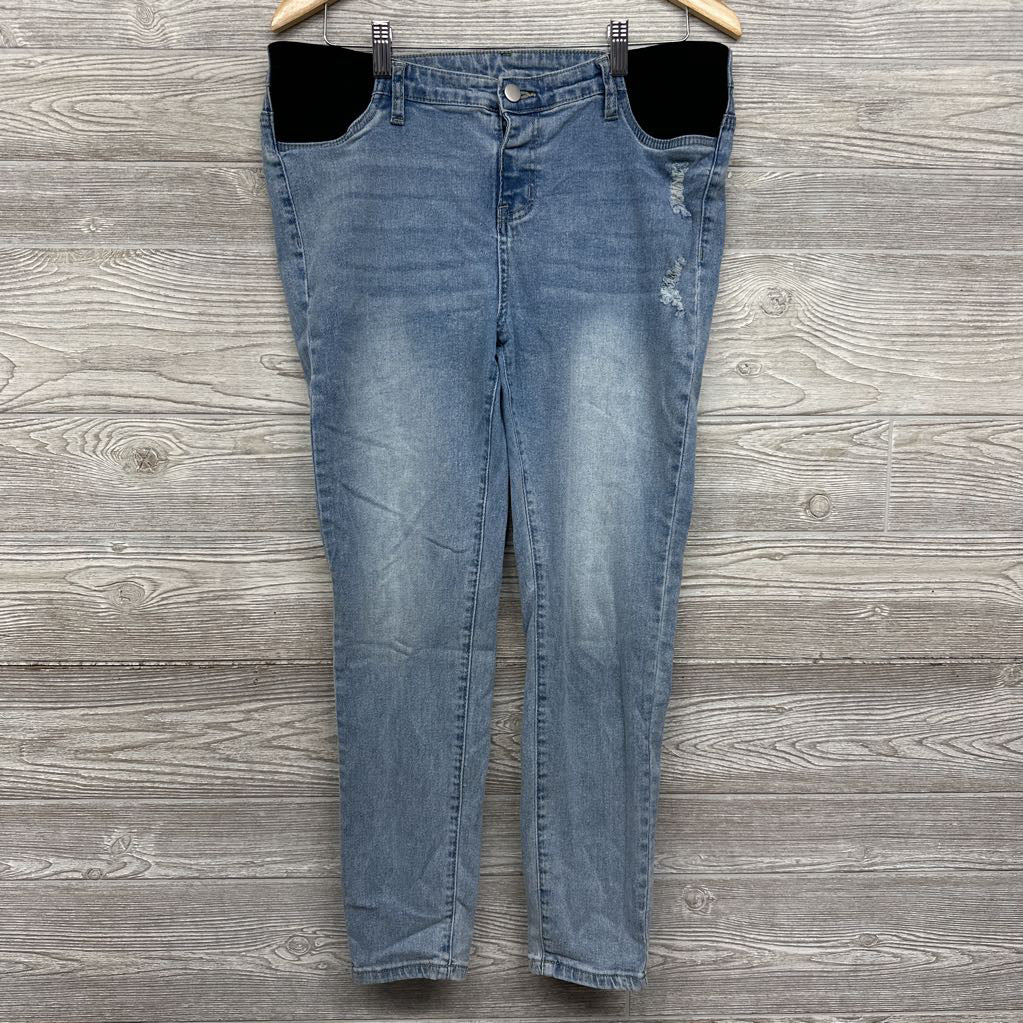 Side Panel Skinny Jeans 14/XXL