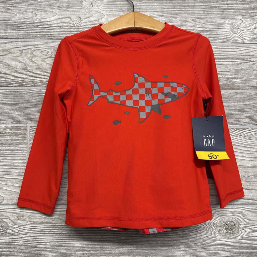 NEW LS Swim Shirt & Trunks Checker Shark 3