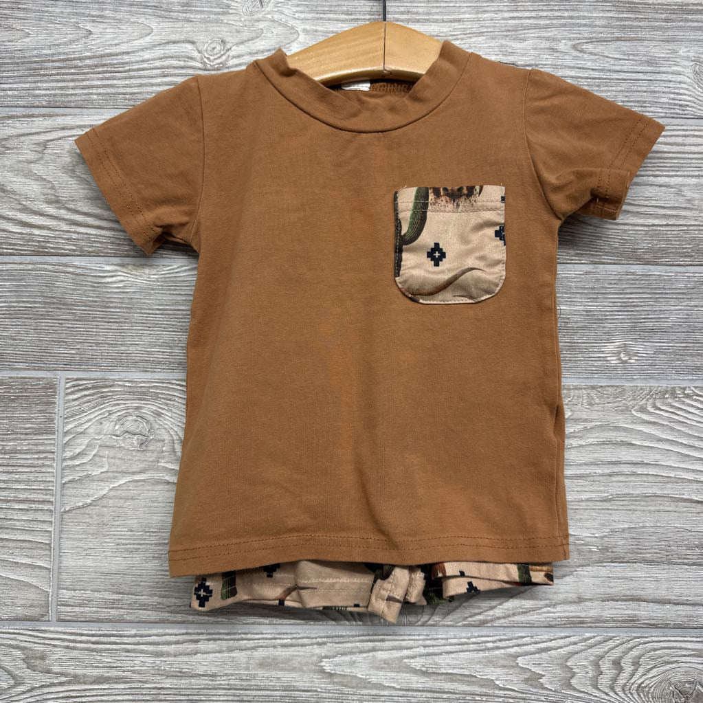Cactus Pocket Shirt & Shorts 18M