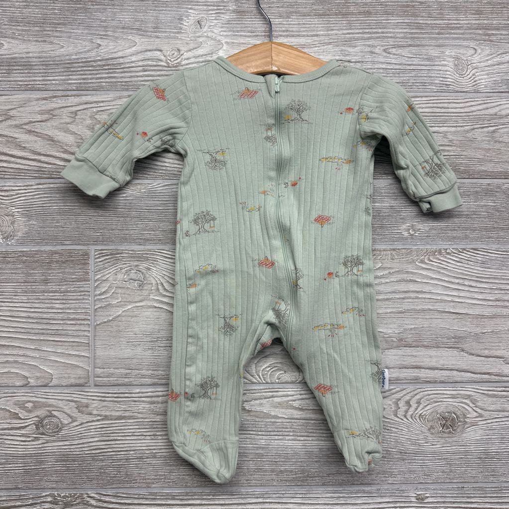 Ribbed Sleeper Trees 0-3M