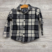Flannel Plaid Button Up Shirt 2t