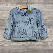 NEW Plush Crewneck Bows 2T