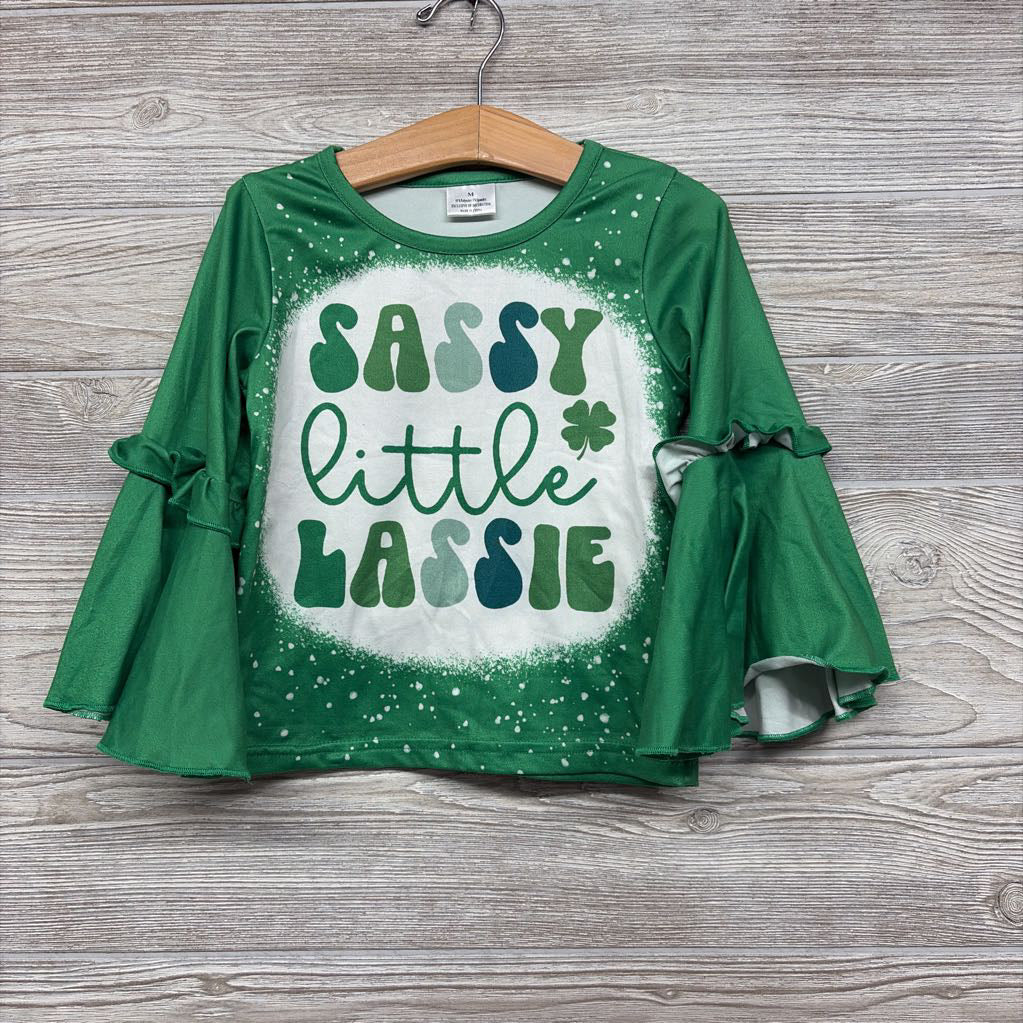 LS Bell Sleeve Shirt Sassy Little Lassy 3-4