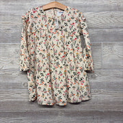 NEW LS Dress Flowers 4T