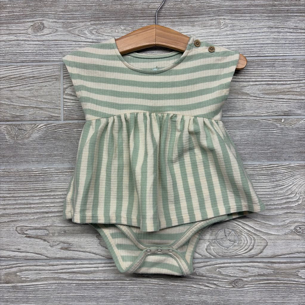 Ribbed Modal Sunsuit Stripes 3-6M