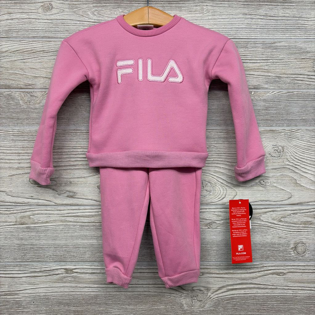 NEW Crewneck & Joggers Glitter Logo 3T