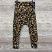 Fold Over Harem Pants Animal Print 4T