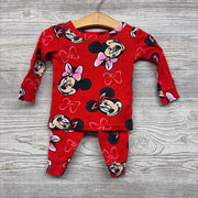 2 Pc LS PJs Minnie Mouse Bows 12M