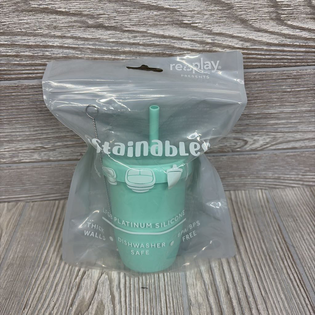 NEW Silicone Straw Cup