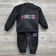 NEW Hoodie & Sweatpants Princess 12-18M