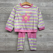 NEW Crewneck & Leggings Stripes Flower 18-24M