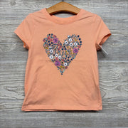 Shirt Heart Flowers 5T
