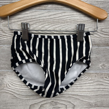 2 Pc Flutter Sleeve Swimsuit Stripes 3T