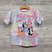 Shirt Bluey And Friends Tie Dye 4-5