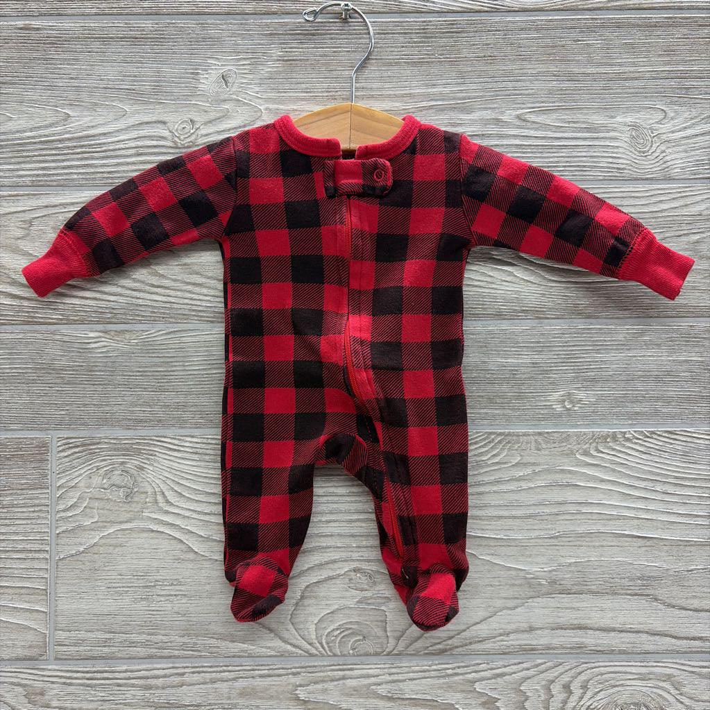 Sleeper Buffalo Plaid Preemie