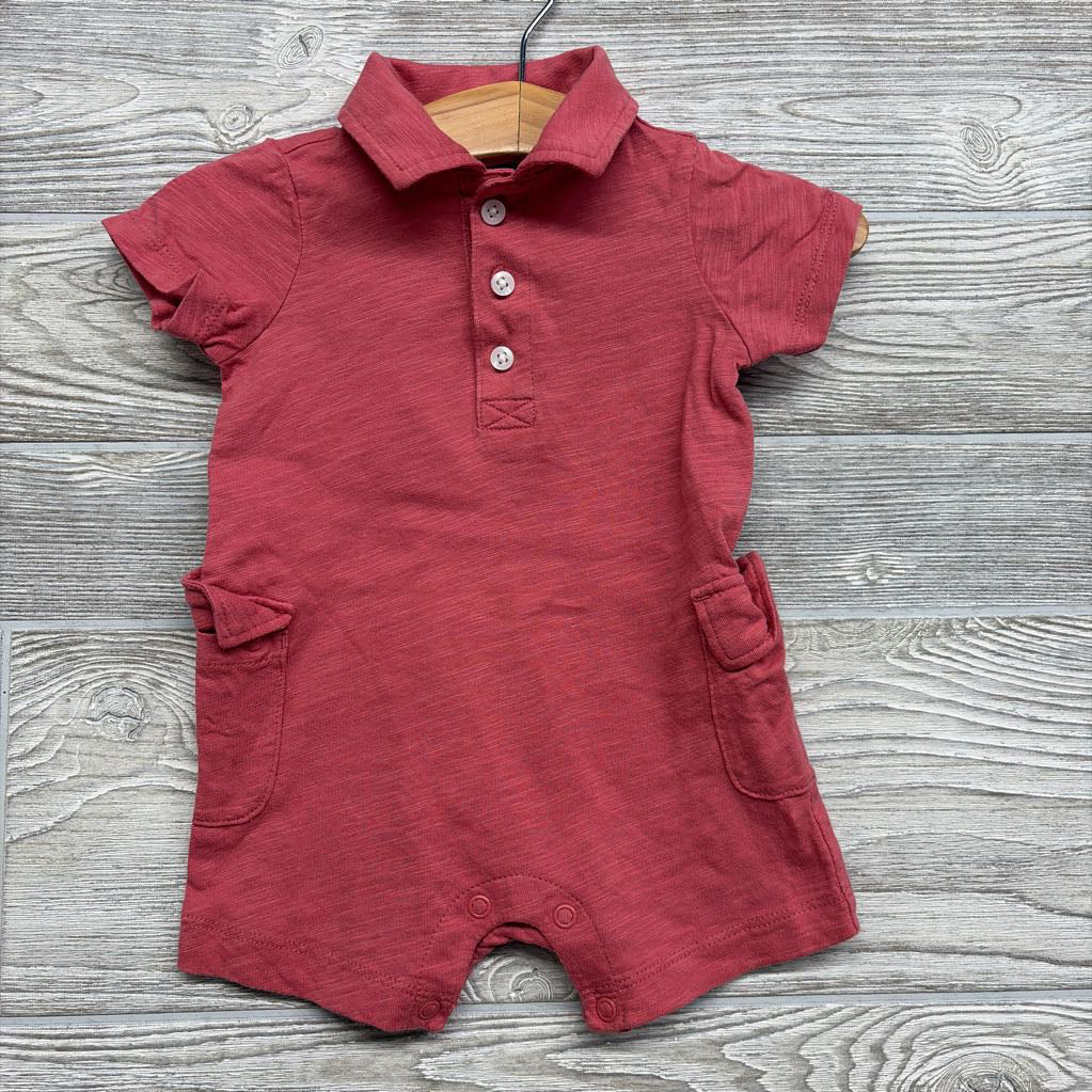 Polo Shorty Romper 3M