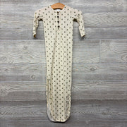 LS Bamboo PJ Gown Trees NB