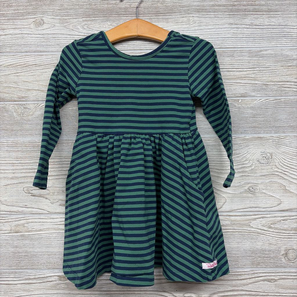 LS Dress Stripes 3T