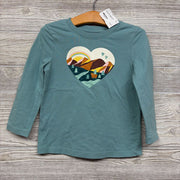 LS Shirt Heart Mountain 3T