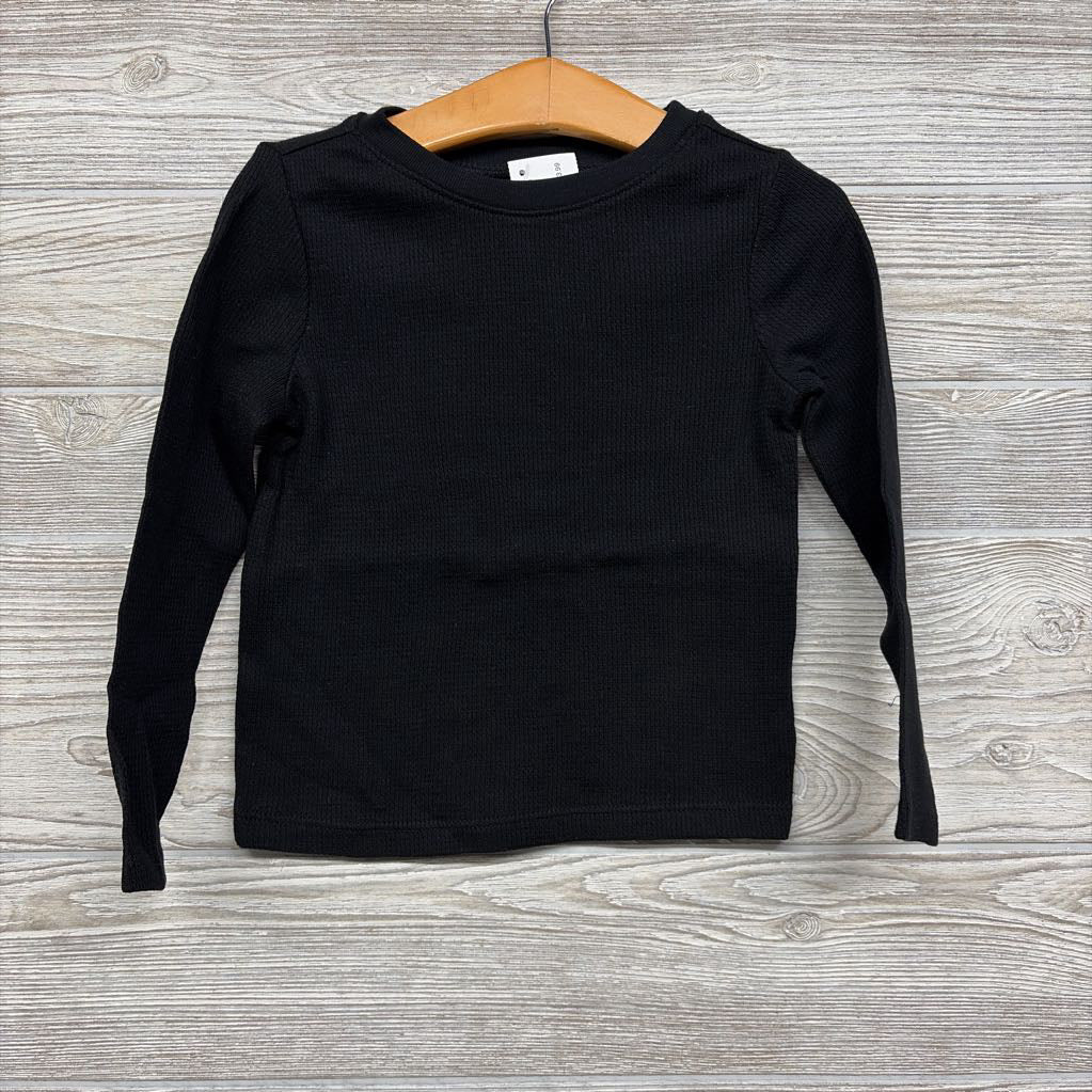 LS Waffle Knit Shirt 3T
