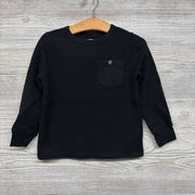 LS Waffle Knit Shirt Chest Pocket 3T