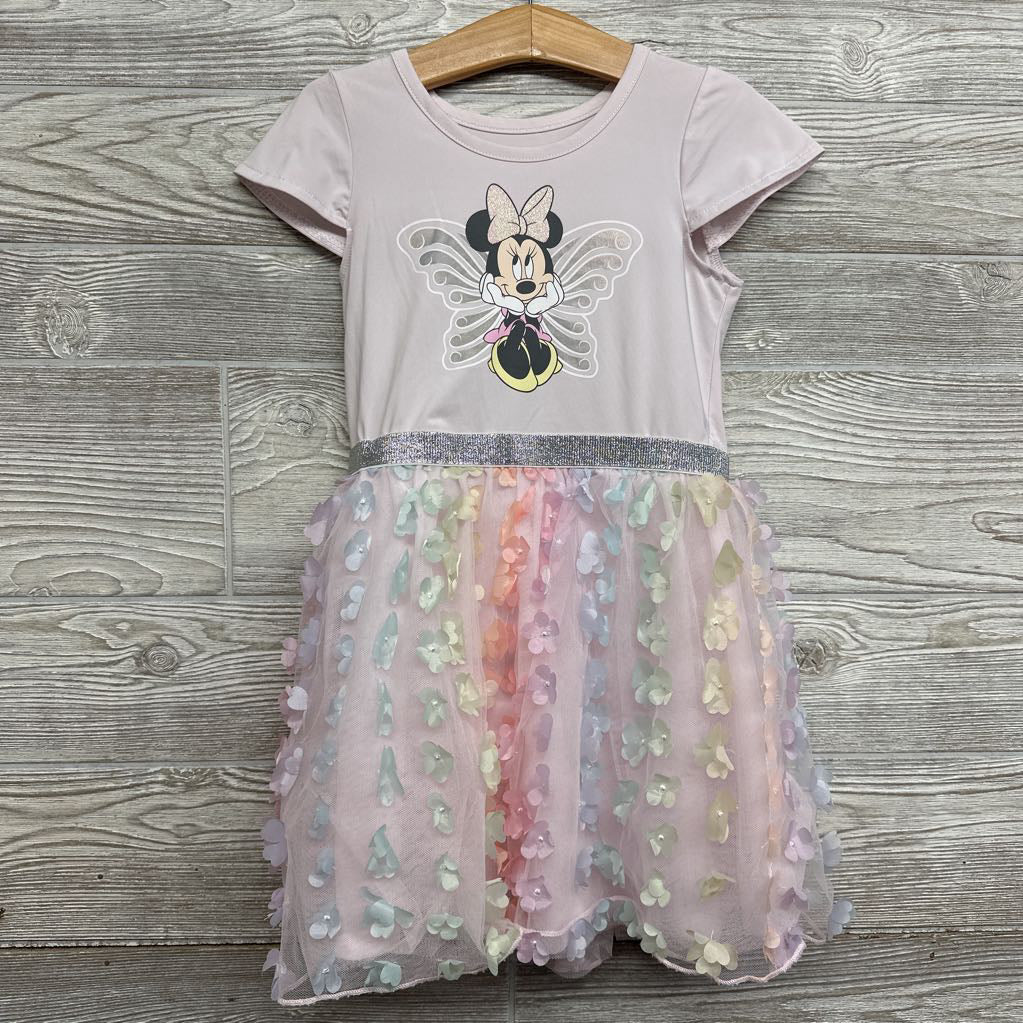 Tulle Dress Minnie Mouse Butterfly Flowers 5T