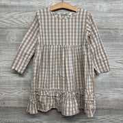 LS Gingham Dress Ruffles 4