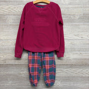 2 Pc Fleece PJs Cozy Weekend Plaid 7-8
