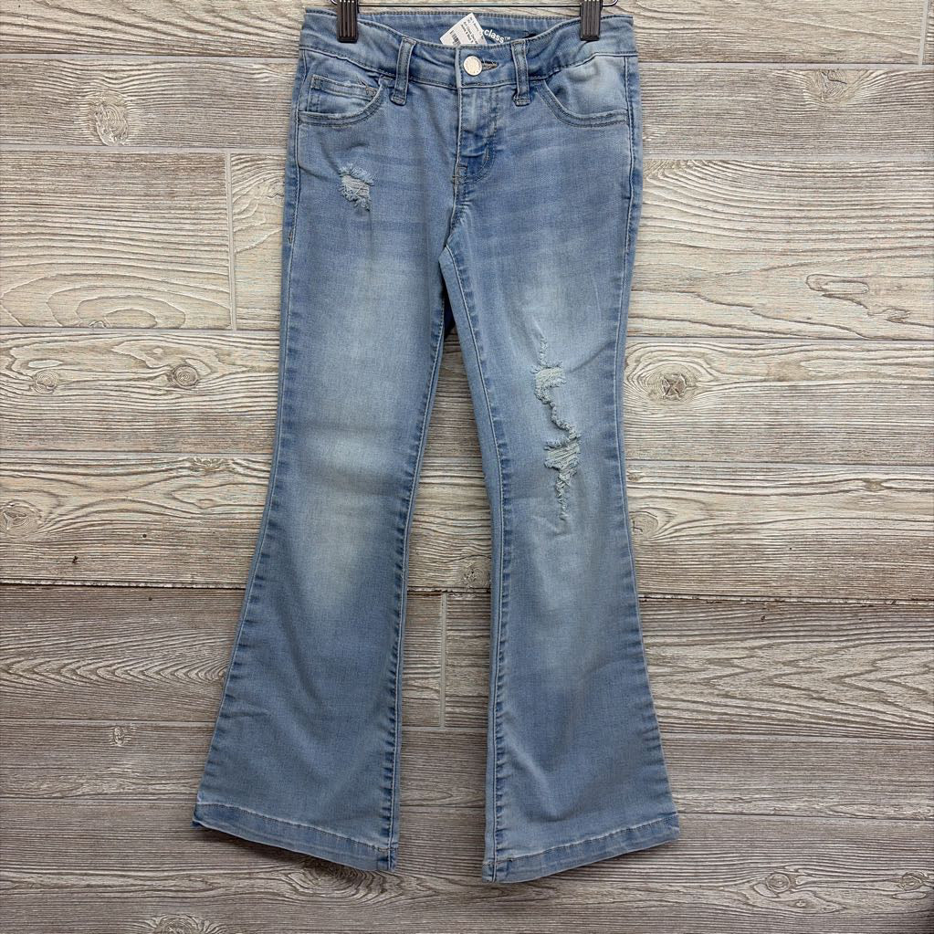 Distressed Flare Jeans 8