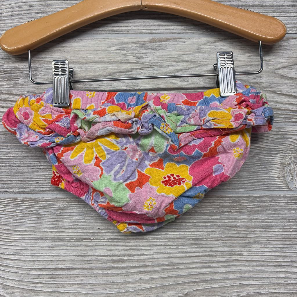 Smocked Tank Top & Bubble Shorts Flowers 12M