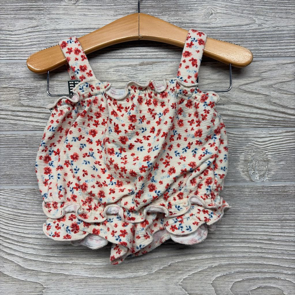 Tank Top & Ruffle Trim Shorts Flowers 18-24M