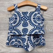 Cropped Tank Top & Paperbag Shorts 12-18M